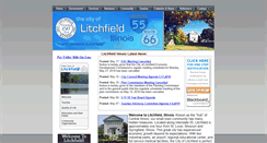 Desktop Screenshot of cityoflitchfieldil.com